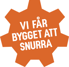 Sveriges fria bygghandlare orange kugghjul
