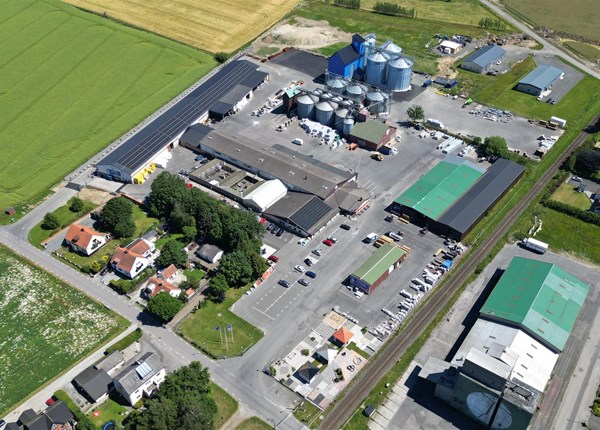 Drönarbild över hela JHL i Tommarp