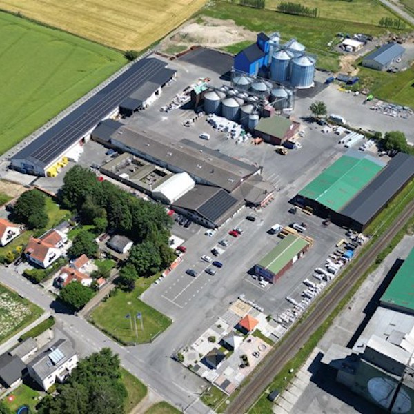 Drönarbild över hela JHL i Tommarp