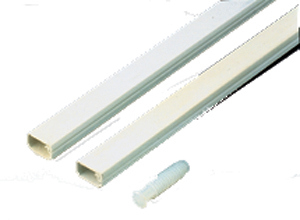 LEDNINGSLIST/KABELKANAL, SKRUVFASTSÄTTNING, MED LOCK, PLASFIX - Plasfix