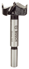 Kvistborr i metall med Bosch-logotyp och texten "35mm 30°".