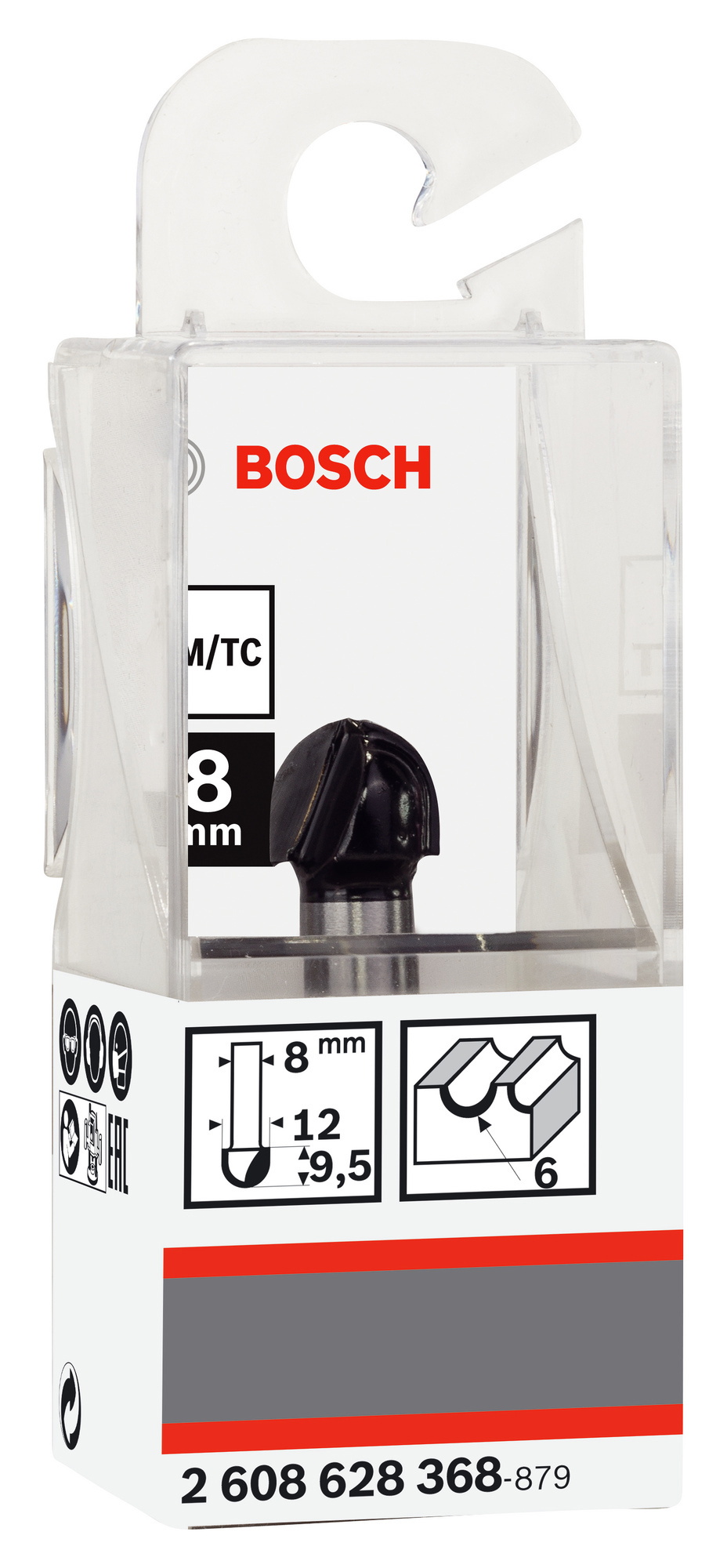 HÅLKÄLSFRÄS S8 R6 L9,2 PRO - Bosch