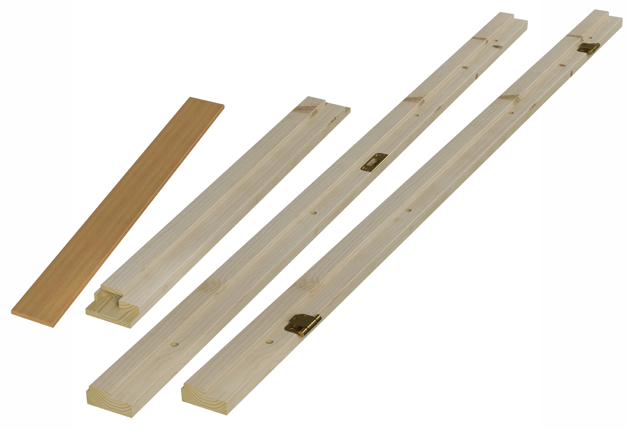 STANDARDKARM 93 MM OBEHANDLAD FURU - SWEDOOR