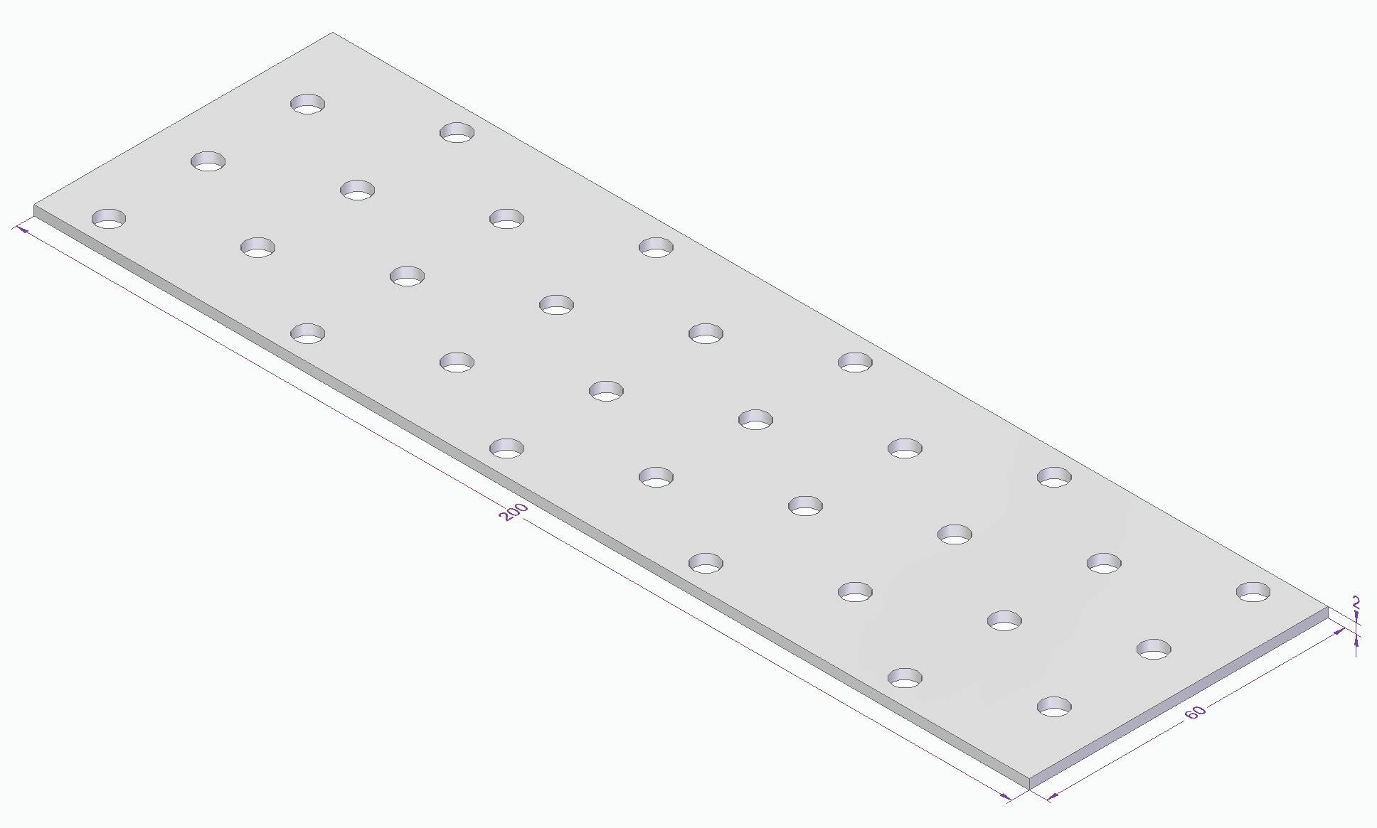 HÅLPLATTA ESSVE CE 200X60X2,0 - Essve