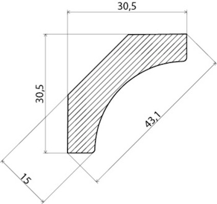 Svart och transparent fyrkant med diagonalt randigt, vinklat band diagonalt genom mitten.