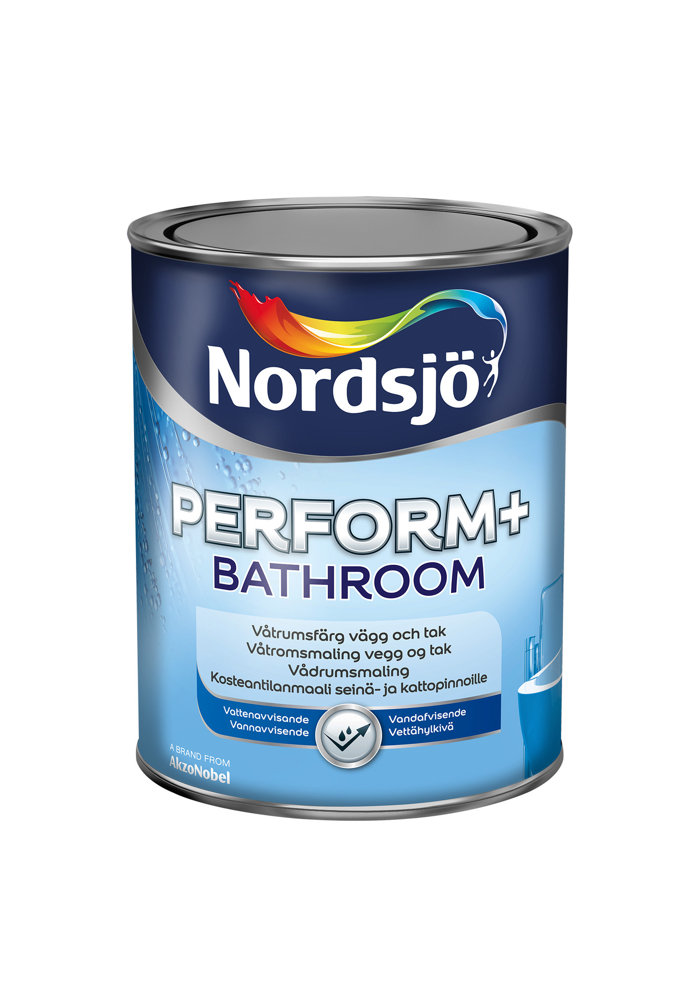 VÄGGFÄRG PERFORM+ BATHROOM BW NORDSJÖ INOMHUS - Nordsjö