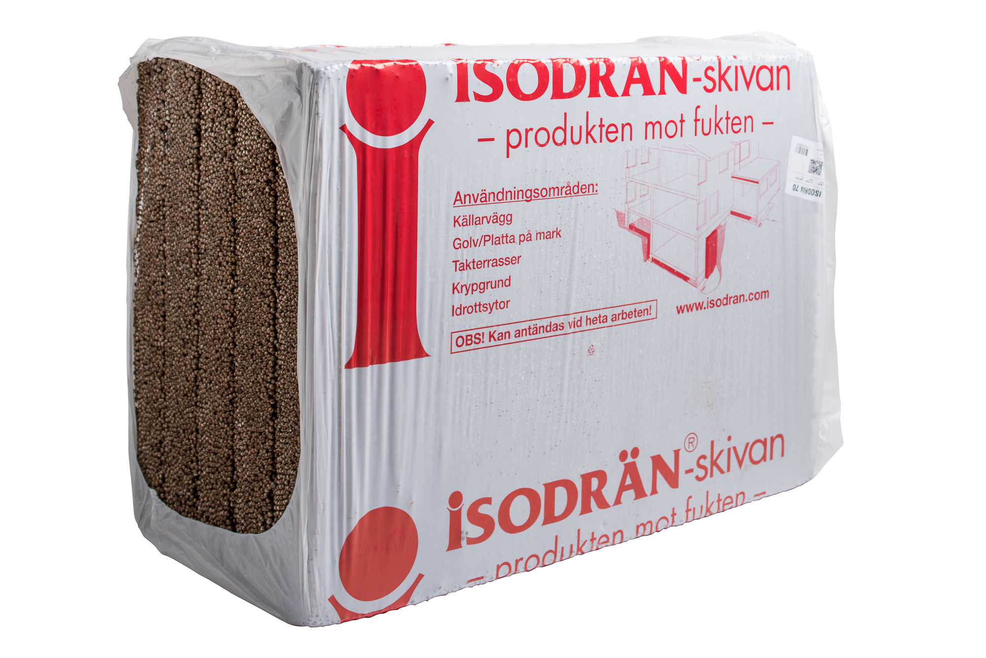 SKIVA ISODRÄN 95 KPA 100 MM 3,75 M2/PKT - 