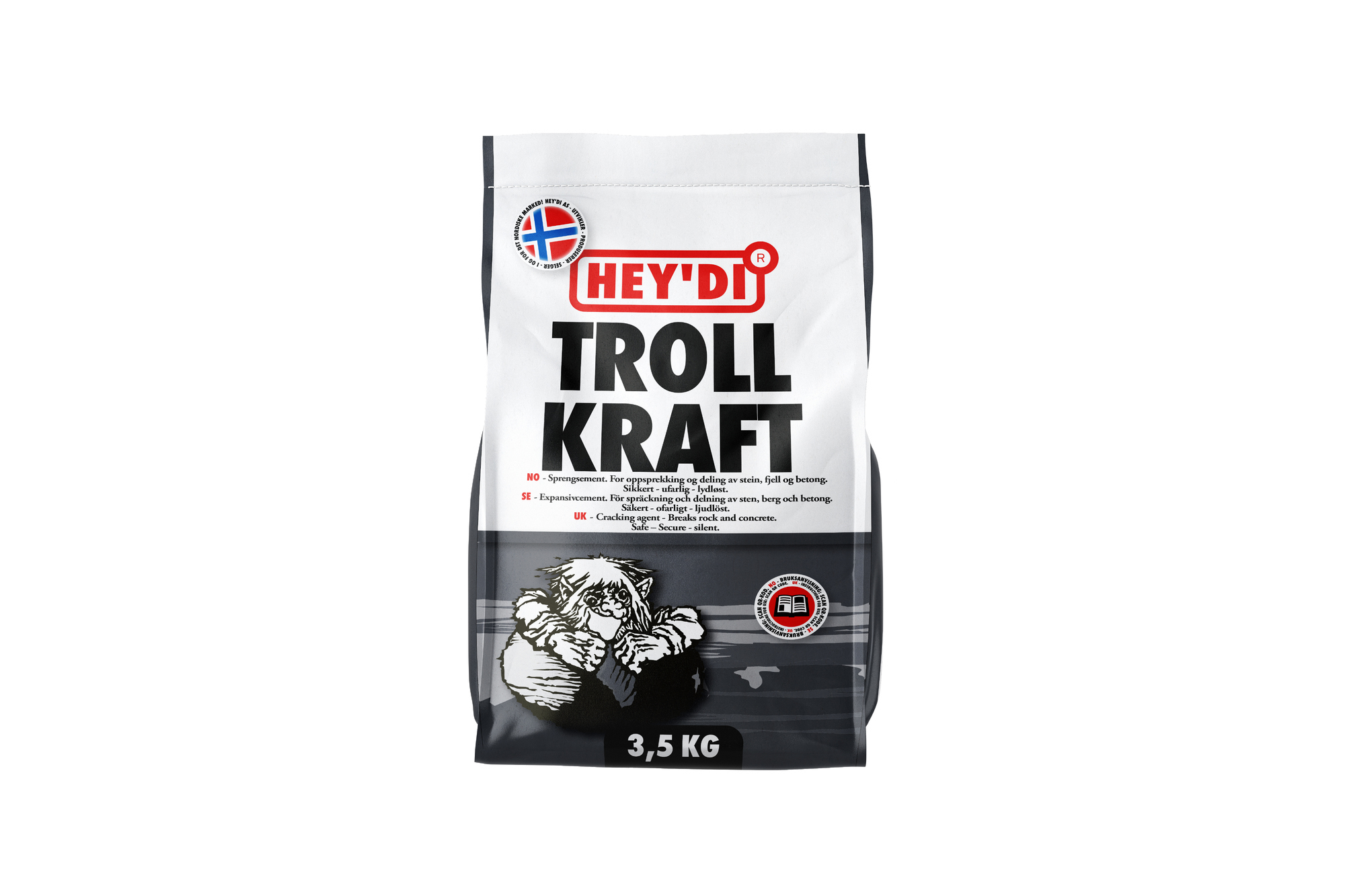 SPRÄNGCEMENT TROLLKRAFT HEYDI 3,5 KG - 