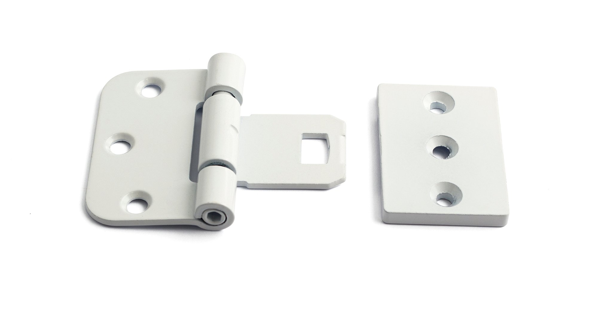 DÖRRGÅNGJÄRN 2465 VIT 65X46 MM 2 ST - Habo