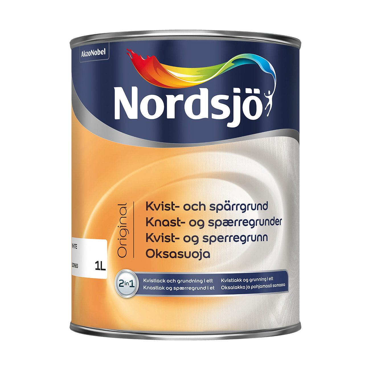 GRUNDFÄRG ORIGINAL KVIST&SPÄRRGRUND NORDSJÖ INOMHUS 1L - Nordsjö