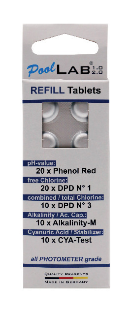 POOLLAB 2.0 REFILLTABLETT ER - Thomee
