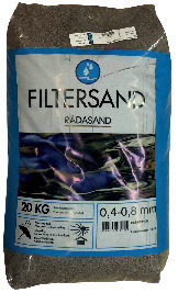 FILTERSAND POOL 0,4-0,8 MM 20 KG - 