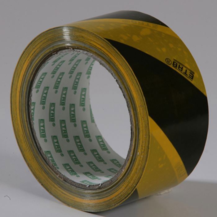 VARNINGSTEJP GUL/SVART 50 MM X 33 M - TECCA