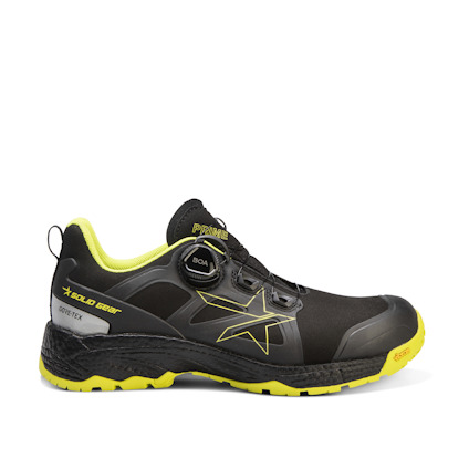 SKYDDSSKO PRIME GTX LOW SVART/GUL S3 STL: 39