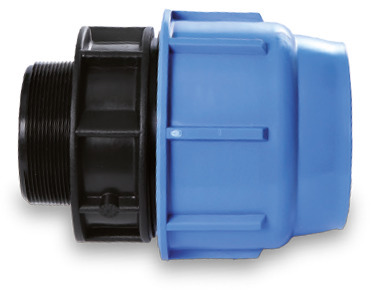 PEM-KOPPLING AV METALL RAK PLAST UTVÄNDIG GÄNGA - TA