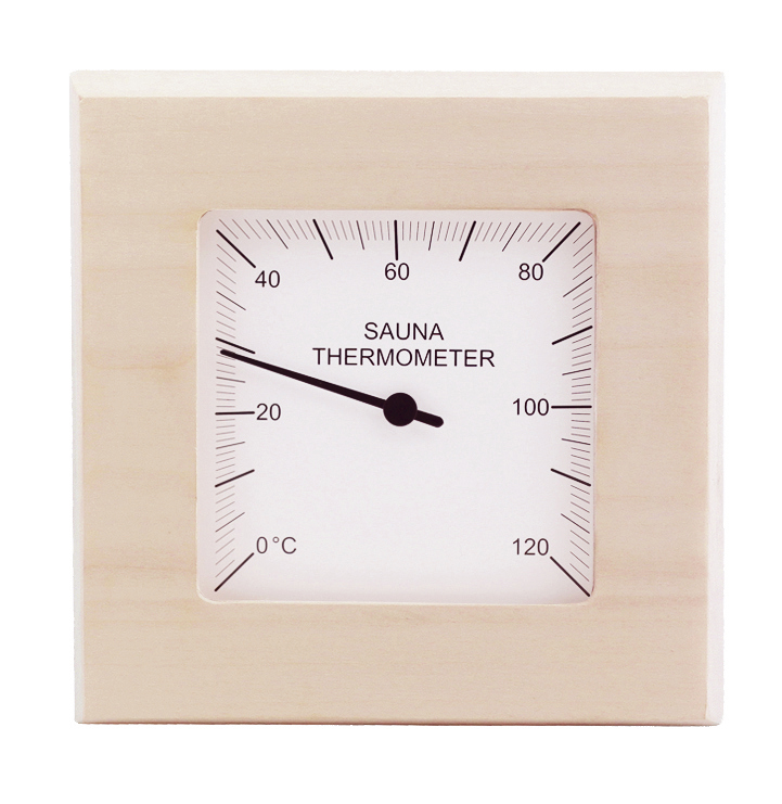 TERMOMETER KVADRAT BASTU TILLBEHÖR - Exacta