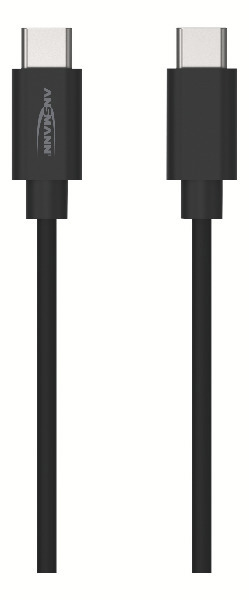 LADDKABEL USB C USB C 1.2 M SVART - Ansmann