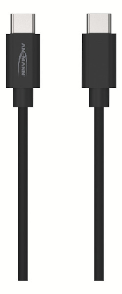 LADDKABEL USB C USB C 1.2 M SVART