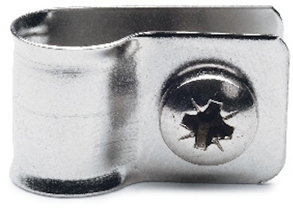 KLAMMER MED PLÅTSKRUV 25 ST BÅREBO