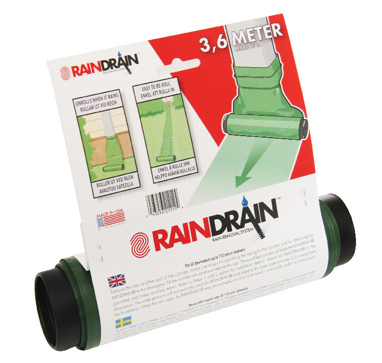 REGNVATTENSPRIDARE RAIN DRAIN 3,6M - Rain Drain
