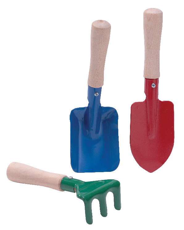 MINIREDSKAP I METALL FÖR BARN 3-DELAR - Nyby