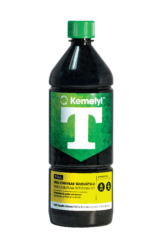 TÄNDVÄTSKA 100% BIO T-GUL 1L - Kemetyl