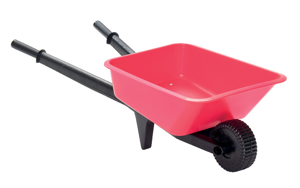 SKOTTKÄRRA BARN PLAST MIXADE FÄRGER - Nyby