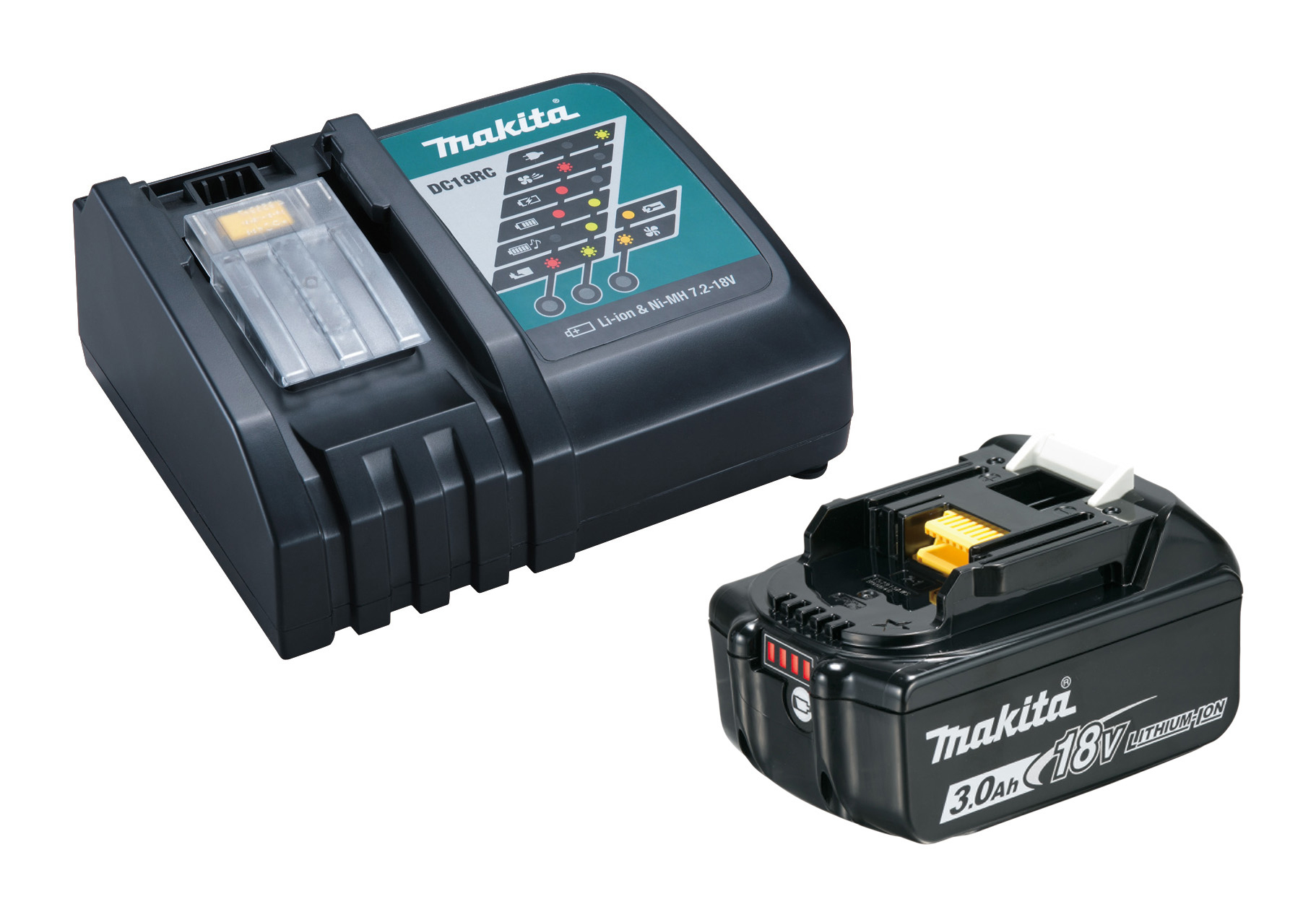 POWERPACK 191A24-4 MAKITA 18V 1X3,0AH DC18RC KARTONG - Makita