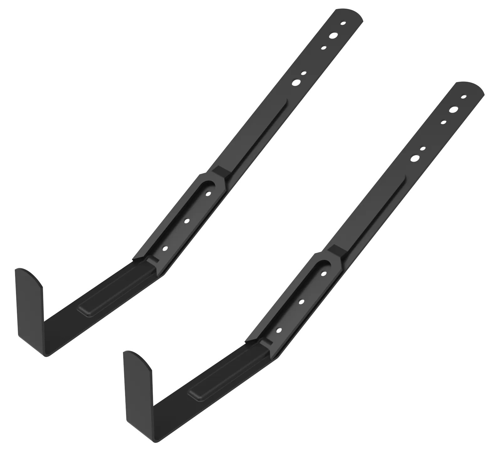 GLIDSKYDD FÖR PLÅTTAK PAR SVART - 