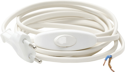 ARMATURSLADD 2.5M SKX VIT EUROPA + MELLANSTRÖMBRYTARE