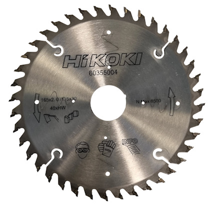SÅGKLINGA 165X2,0 40T 30MM HÅL HIKOKI 30MM HÅL ERS 60350058