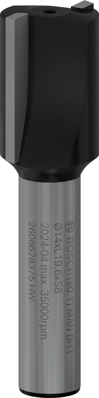 Cylindrisk fräs med text: "013XL S16SX3 20241013KST 35060rpm 28082023T15HMV" på skaftet.